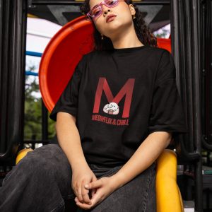 Meowfelx And Chill |Unisex Oversized Standard T-Shirt